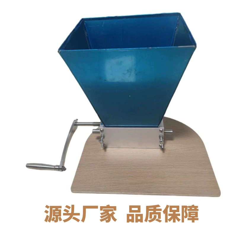 Рекомендуемая деревянная полуцилиндрическая мельница для соломы с ручным приводом из углеродистой стали, низкоскоростное кухонное устройство.