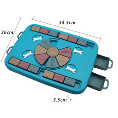 Amazon New Dog Educational Toys Pet Supplies Toys Slow Food Plate Dog Basin Nibble Toys Manufacturer Wholesale