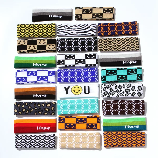 Sports Hair Band Men's Fashionable Sweat-absorbent Running Headscarf Daily Wear Men's Hair Band Women's Face Wash Autumn and Winter Headgear Headband