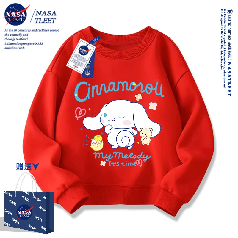 NASA совместимый новый мультяшный стиль студент верхняя одежда осень-зима милый песик Cinnamon dog Cinnamoroll толстовка