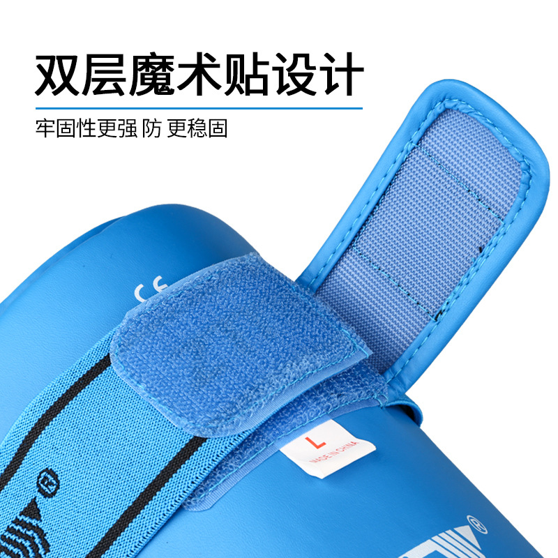 ZTTY karate protector de pierna de una pieza protector de pierna multi-funcional desmontable karate protector de la espina protector de empeñe protector de pierna al por mayor