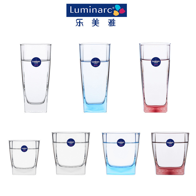 Lemeya vidrio satong gel color hielo azul polvo de gel polvo verde taza de cuerpo recto taza de agua de taza cuadrada Stanning