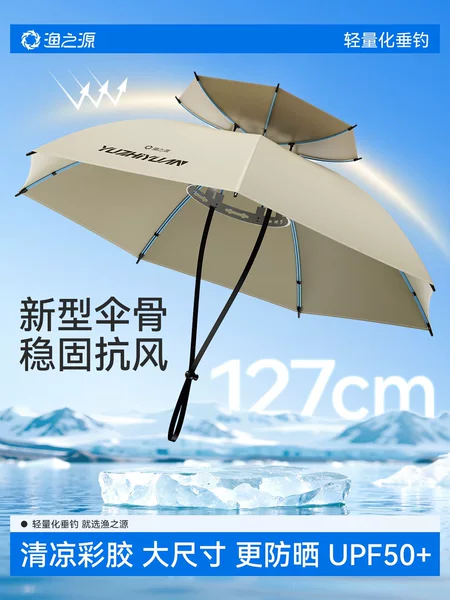 Fishing Head Umbrella Hat, Head-Mounted Umbrella Hat, Fishing Head Umbrella, Extra Large Size, Rainproof and Sun Protection