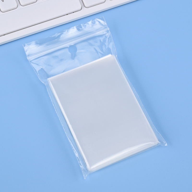 Gu Mei Gu Zi Ba Hao CPP bolsa autoadhesiva bolsa ziplock insignia redonda cuadrada Ba Hao bolsa tarjeta cubierta protectora de película 20 hilos