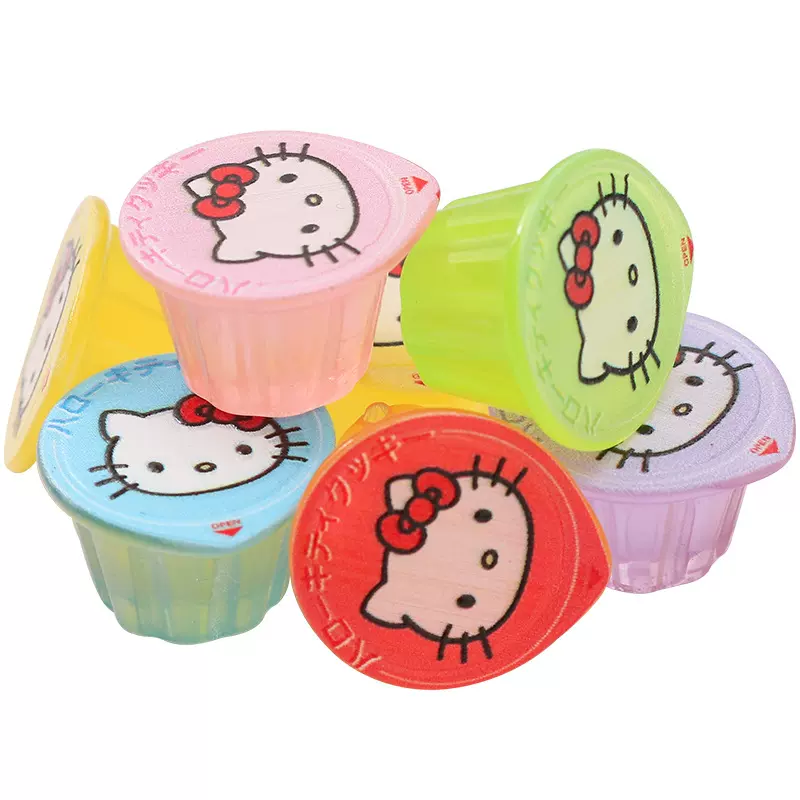 仿真猫咪果冻零食便利店食玩diy树脂饰品配件儿童手工娃娃屋材料