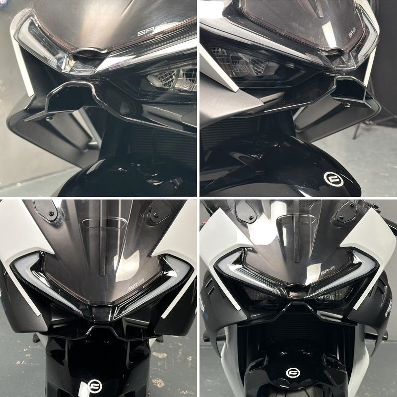 Suitable for Dongfeng 675Sr Modified Lower Lip Racing Spoiler Fairing Front Windshield Spoiler Modification Accessories