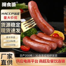 定制火山石肉肠烤肠小吃摆摊半成品台湾风味热狗脆皮香肠膳食爆汁