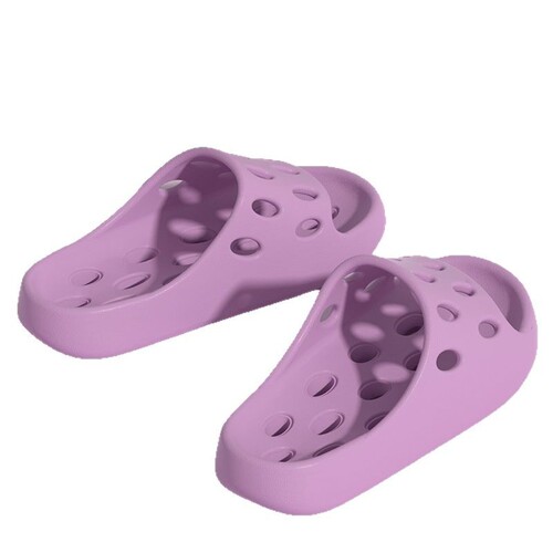 Women's Bathroom Slippers, Waterproof Slip-Resistant Summer 2025 New Design, Drainage Holes, Quick-Drying Indoor Slippers for Plus Size, Men's