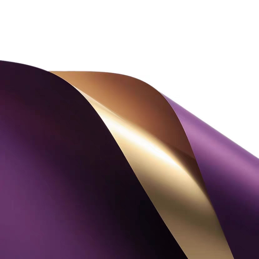 Papel de oro de doble cara de Corea impermeable flor material de papel de embalaje ramo floral coreano papel de oro de lujo de color oro