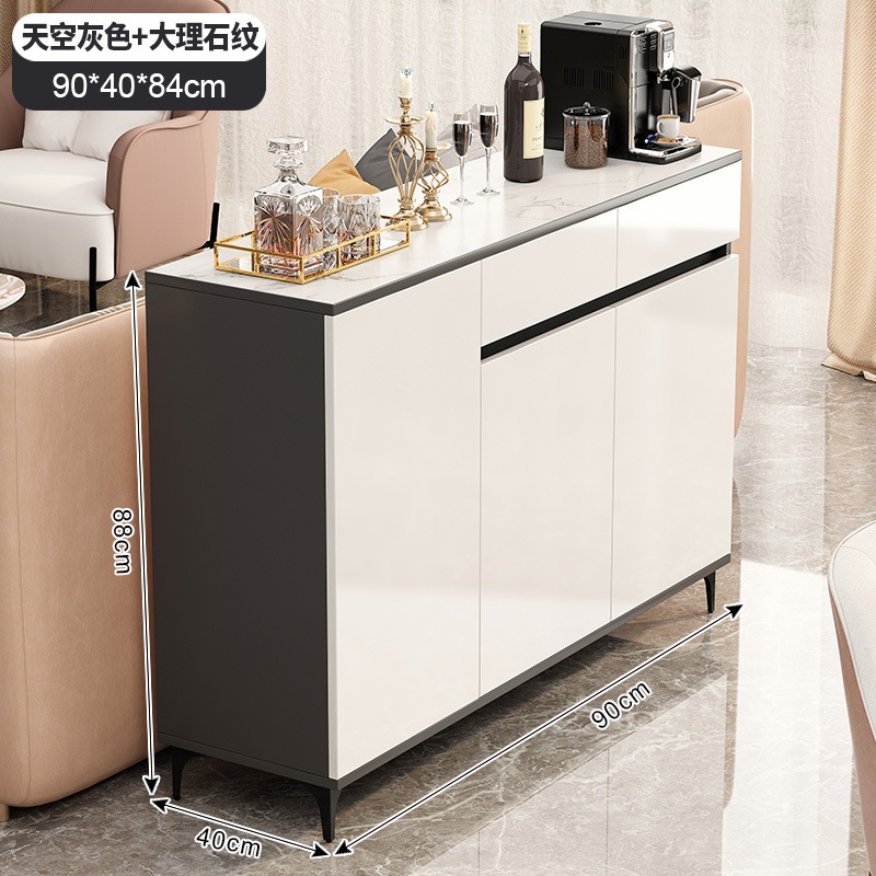 Fábrica de venta directa armario de té armario de comedor armario moderno simple sala de estar contra la pared integrada caja de almacenamiento