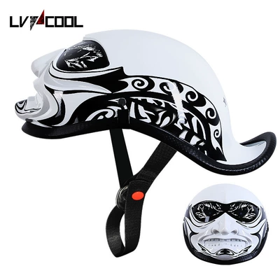 Battery Bike Safety Helmet, Dropshipping | Motosiklet kaskı (dəbilqə) - white-nighthawk-m