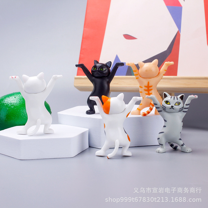 5 Supports Cat Dancing Cat Figures, Anime Cat Trendyy Toys, Enchanting Cat Gashapon Cake Ornaments 5 Supports Cat Dancing Cat Figures, Anime Cat Trendyy Toys, Enchanting Cat Gashapon Cake Ornaments
