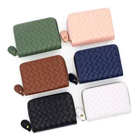 Стильный Woven Card Holder для детей - Zipper Wallet, идеально подходит для школы и банковских карт, Новая коллекция!