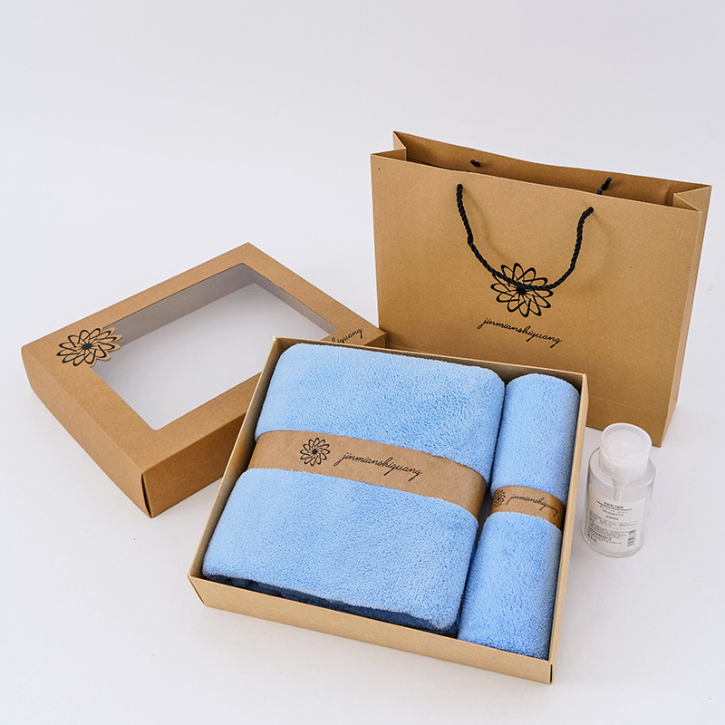 Kraft Paper Gift Set-Light Blue