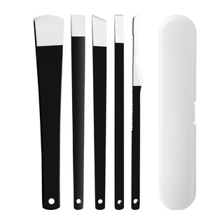 Cross-border in stock stainless steel black steel nail groove special pedicure knife suit foot knife dead skin calluses for foot