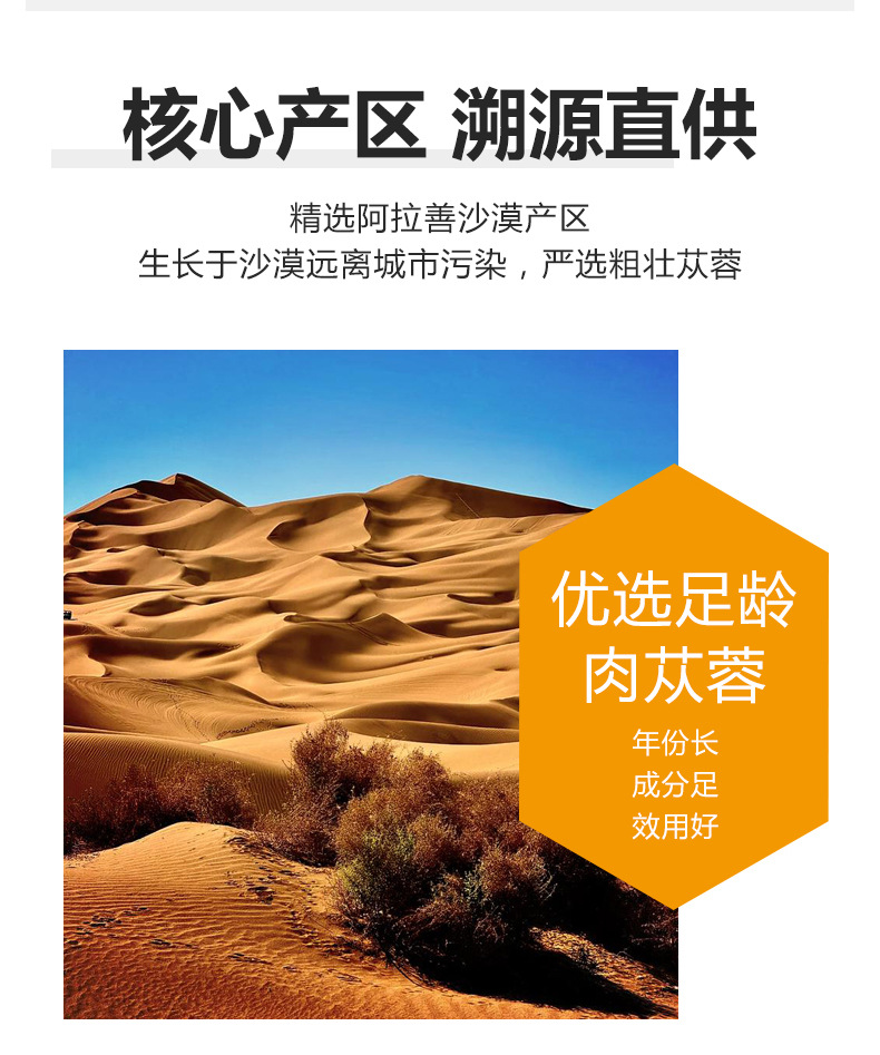 Alxa Desert Cistanche Slices Rich Oily Texture for Soup Wine and Tea Traditional TCM Herbal Tonic 250g key features