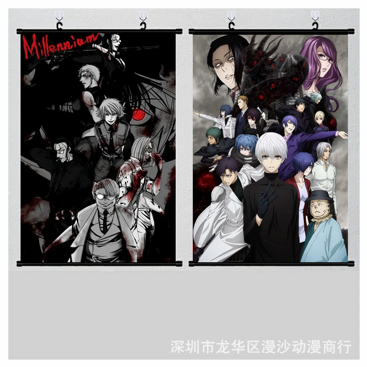 Cross-border Tokyo Ghost Ghost Kimmuye HD poster Around the dormitory decorative jewelry wall sticker anime hanging painting DIY