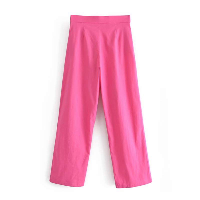 fashion high-waist casual straight-leg pants Nihaostyles wholesale clothing vendor NSAM75831