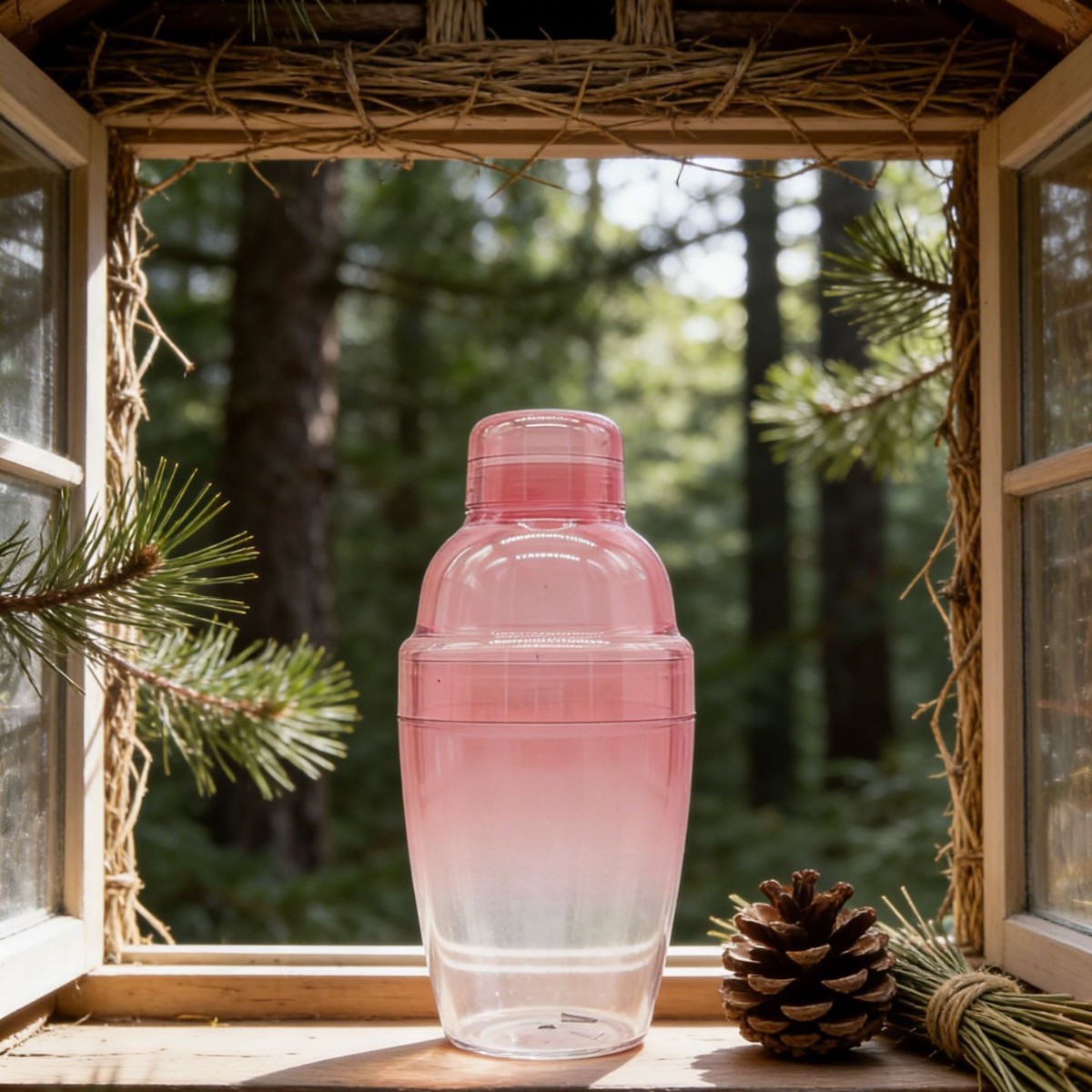 Shaker Cup Similar to Those Used in Milk Tea Shops, Hand-Shaken Lemon Tea Tool with Built-In Filter, Easy to Clean, Suitable for Home and Commercial Use
