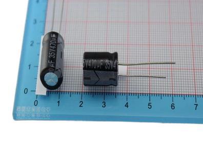 20只 35V470UF 电解电容 体积10*17