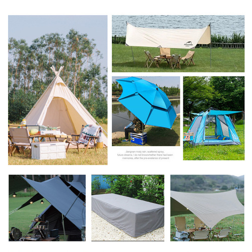 170cm wide 210D silver coated Oxford waterproof fabric, tent cloth, sunshade cloth waterproof silk, canopy fabric