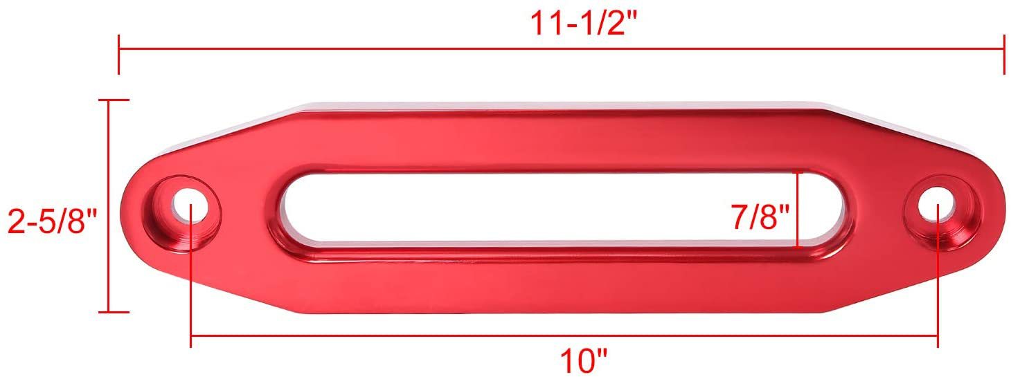 Off-Road Vehicle Winch Aluminum Guide, Rope Holder, Rope Stopper Accessories, Rope Guide, Nylon Rope Winch Rope Outlet
