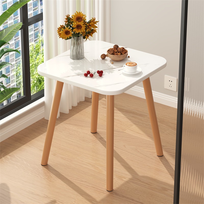 흰색 질감 [사각형 테이블 40*40 높이 60] 강화 버전