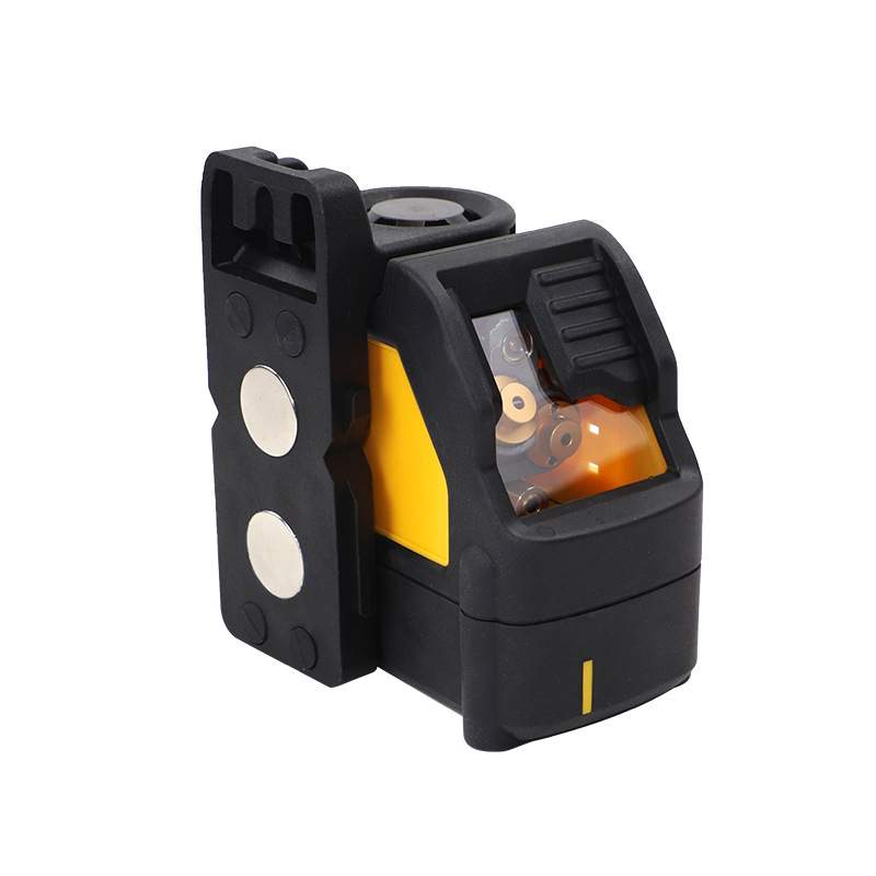 Dewei DW088 pequeño 2-Línea cruz láser infrarrojo instrumento de nivel de alta precisión verde luz roja medidor de nivel de luz