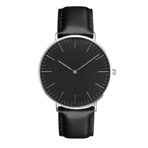 Factory wholesale European and American hot-selling quartz watches for men and women, fashionable and casual two-needle belts, women's gift watches