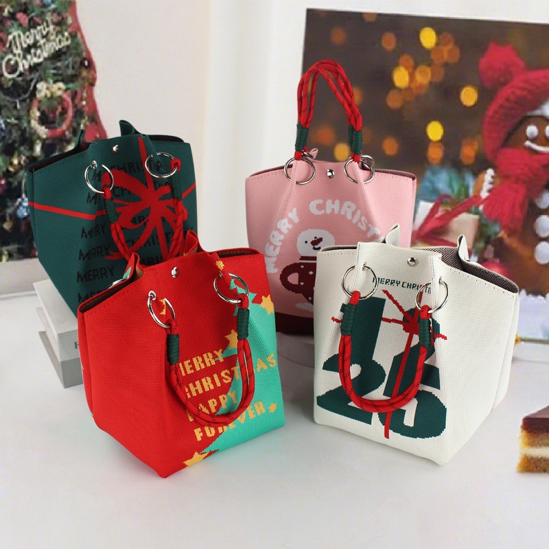 Bolsa de regalo de Navidad y Año Nuevo, bolsas de regalo de mano, bolsas de regalo de mano, bolsas de muñeca.