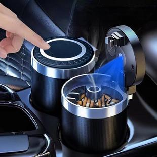 Car Ashtray with Led Light Easy Clean up Detachable Car