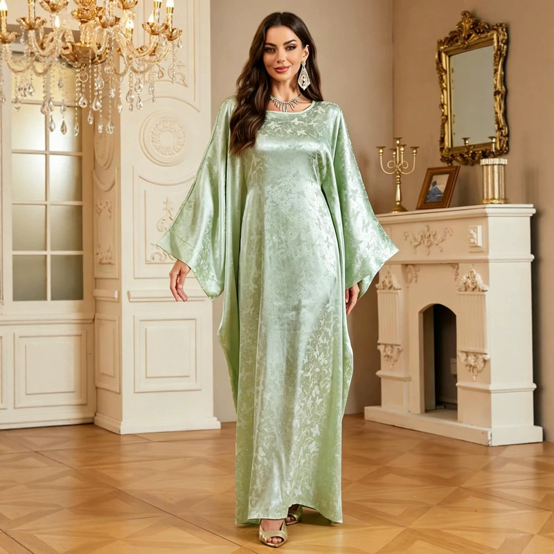2026 Amazon Cross-Border European and American Elegant Women's Dress, Ethnic Style Loose Plus Size Long Dress 2026 Amazon Cross-Border European and American Elegant Women's Dress, Ethnic Style Loose Plus Size Long Dress