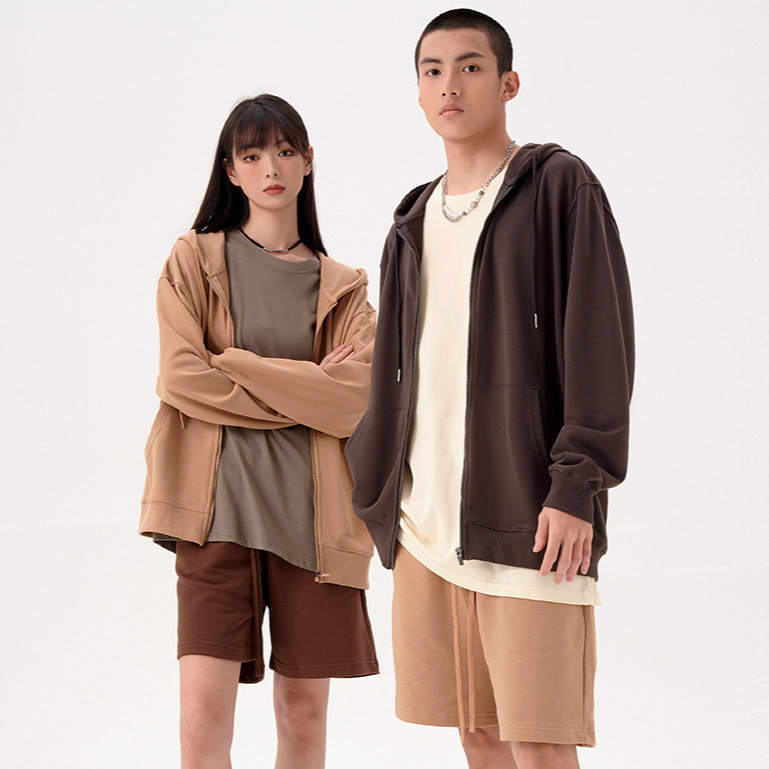 Autumn New Hooded Men's Sweatshirt, Loose, Comfortable and Versatile, Same-Style Tops for Men and Women, Cardigan Jackets, Couple Jackets Autumn New Hooded Men's Sweatshirt, Loose, Comfortable and Versatile, Same-Style Tops for Men and Women, Cardigan Jackets, Couple Jackets