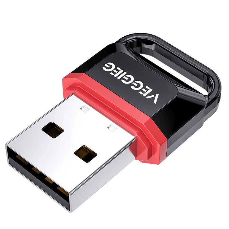 USB Bluetooth адаптер VegGieg, Bluetooth 5.0/5.3/5.4 для наушников, мыши, клавиатуры, автомобиля (3,5 мм)