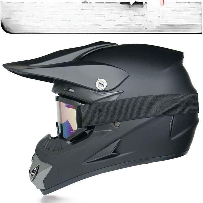 Diàndòngchē Off-road Motorcycle Helmet Electric Vehicle Rally Karting Full Helmet (Auto Parts and Accessories) - s-black-red-21