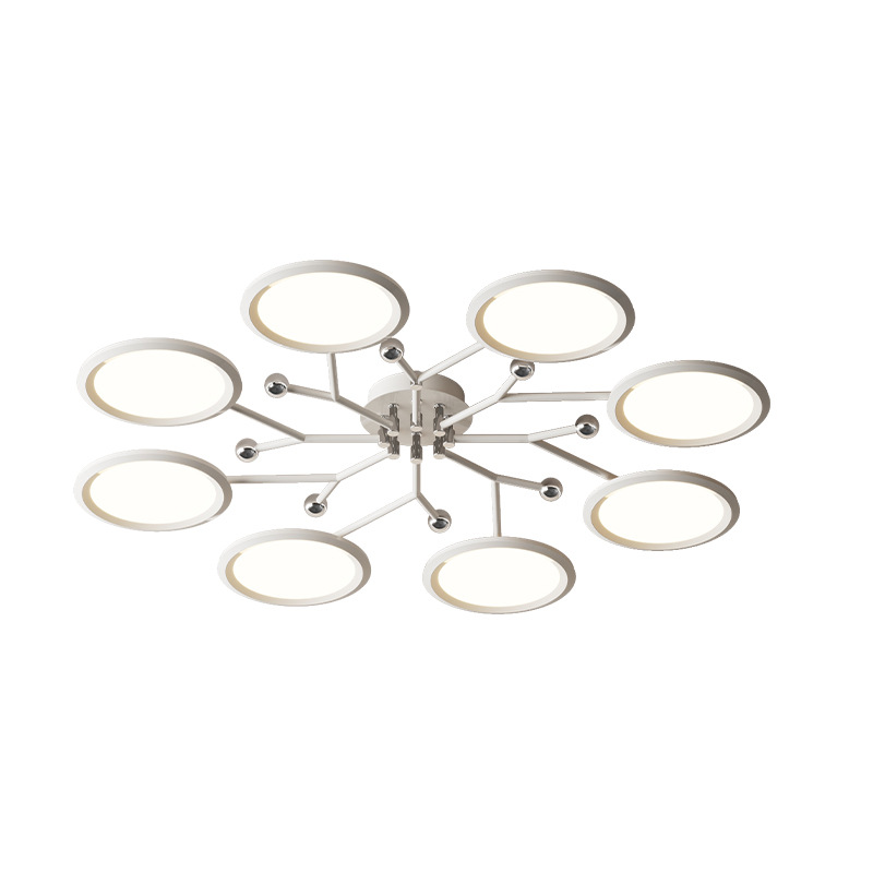 Luz de techo de la sala de estar simple atmósfera moderna comedor versátil dormitorio lámpara de estudio sala de protección de ojos lámparas Zhongshan 115L