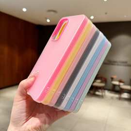果冻二合一纯色适用vivoY400pro手机壳V70fe可彩绘tpu手机保护套