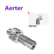 Aerter深圳铝挤型cnc铝件加工新能源汽车传动小齿轮铜铝压铸件
