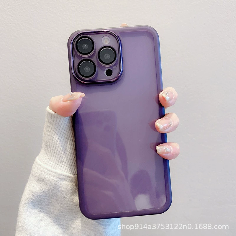 Чехол для телефона Apple iPhone 15, стеклянная защита камеры, тонкое матовое покрытие