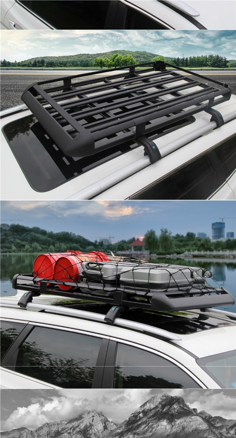 Car Roof Rack Suv Universal Car Travel Frame Shelf Special Luggage Frame Basket Roof Rack Modification