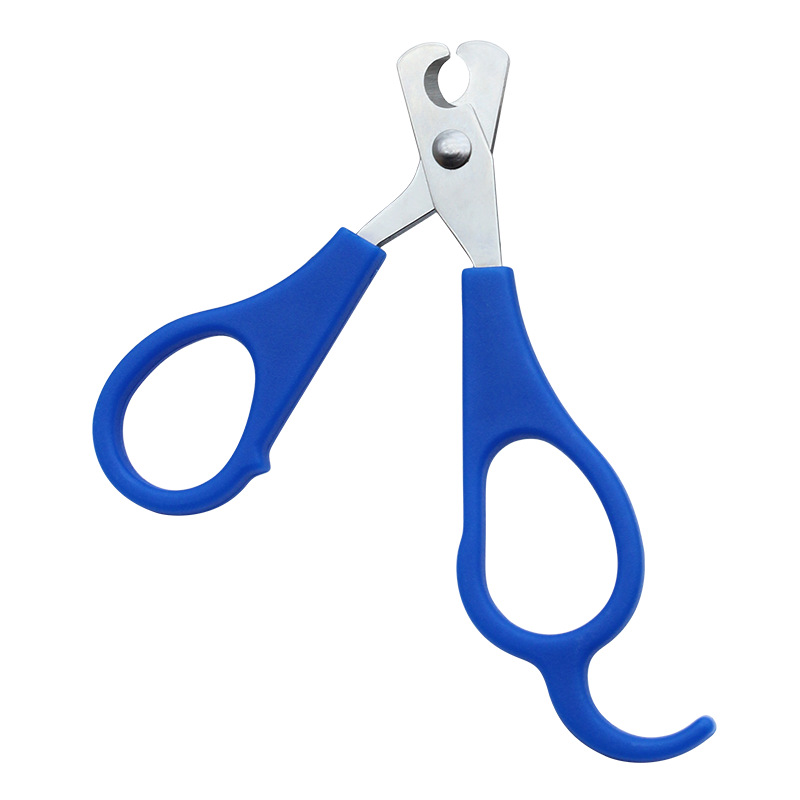 New simple pet nail scissors cat nail scissors stainless steel pet dog nail clippers nail clippers wholesale