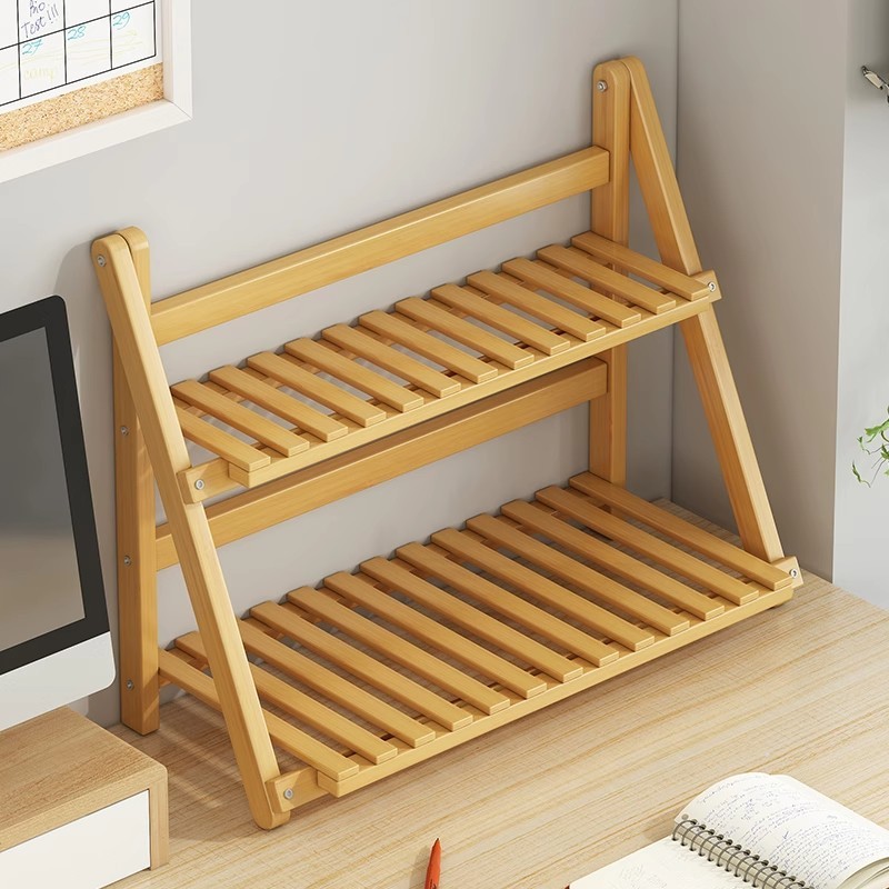 New Desktop Storage Rack Bookshelf Home Office Desk Storage Rack Multi-Layer Solid Wood Simple Storage Rack New Desktop Storage Rack Bookshelf Home Office Desk Storage Rack Multi-Layer Solid Wood Simple Storage Rack