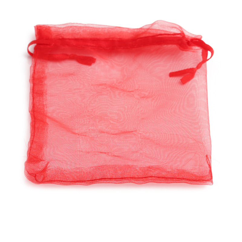 7cm*9cm Pure Color Organza Gift Yarn Bag display picture 4