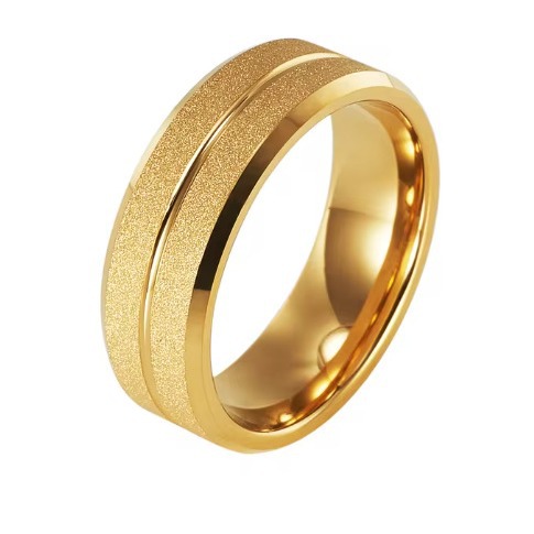 Minimalistisk designer ring för män, modern och stilren ring_voghion.com