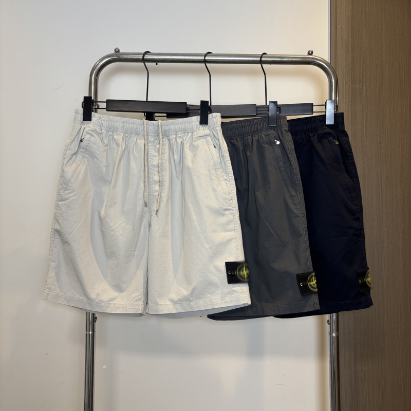 Cross-Border High-End Stone Badge Pure Cotton 5-Point Shorts Street Fashion Casual Outdoor Men's Work Shorts Island Cross-Border High-End Stone Badge Pure Cotton 5-Point Shorts Street Fashion Casual Outdoor Men's Work Shorts Island