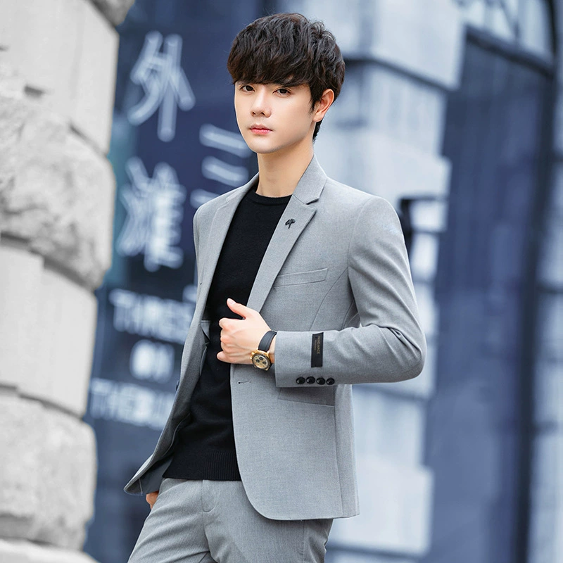 Набор для отдыха, куртка, классический костюм, slim fit