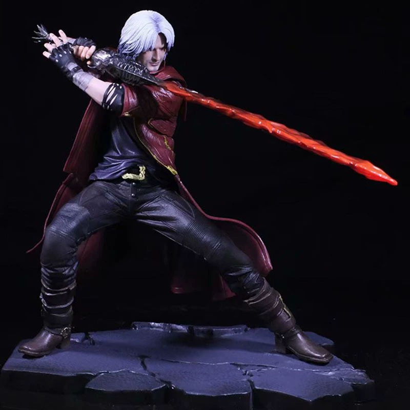 Dante из Devil May Cry 5 Охотник демонов Боевая версия Данте Данте Неро Коробка Ручная модель Swing