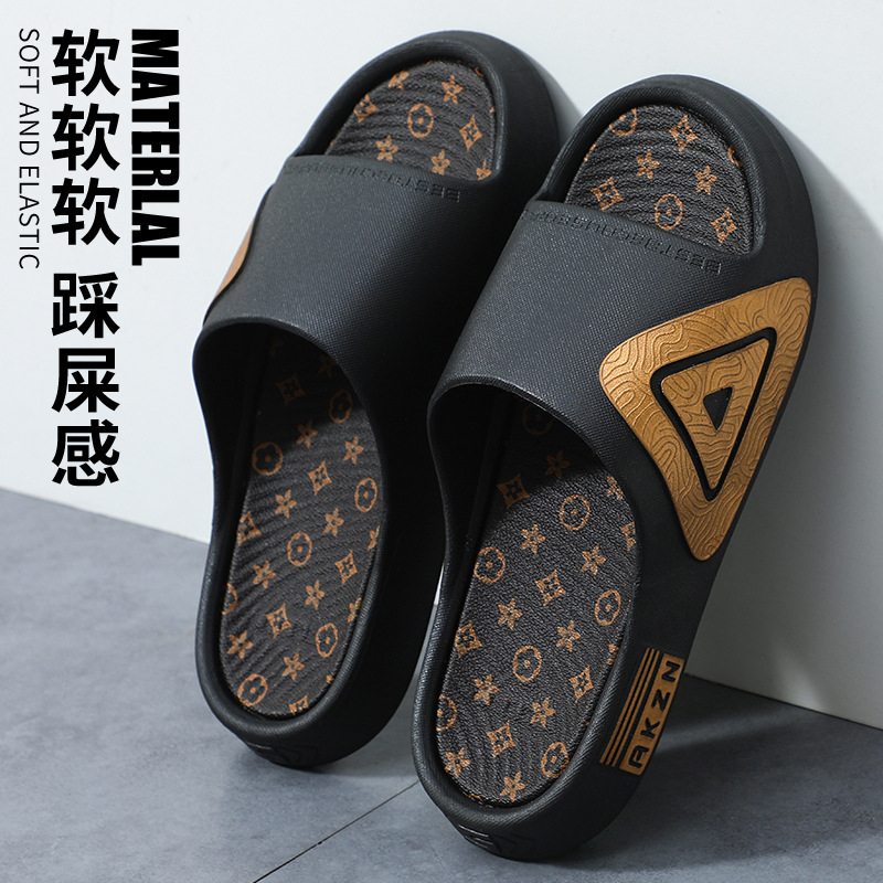 Slippers for Men, Durable for Summer Student Dormitories, Versatile Home Bathroom Bathing Non-Slip Thick-Soled Couple Sandals Slippers for Men, Durable for Summer Student Dormitories, Versatile Home Bathroom Bathing Non-Slip Thick-Soled Couple Sandals