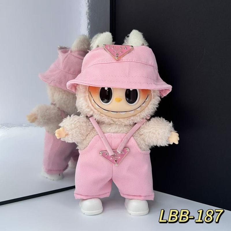 一二三代拉布布服装衣服套装搪胶玩偶labubu潮流娃衣装饰配件大牌|undefined