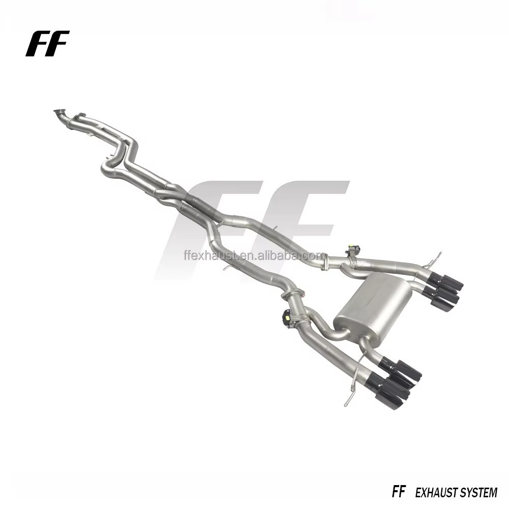 Suitable for BMW M3/M4 G80/G82 M2 G87 S58 3.0T Equal Length Mid-Pipe with Z-Pipe